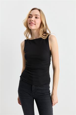 31589 BUZGULU KAYIK YAKA TOP