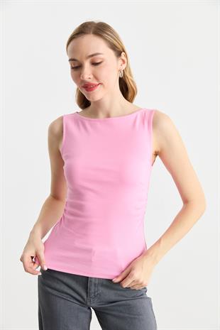 31589 BUZGULU KAYIK YAKA TOP