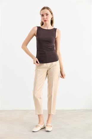 31589 BUZGULU KAYIK YAKA TOP