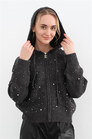 3161 SARDONLU INCILI KAPUSONLU HIRKA