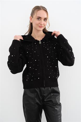 3161 SARDONLU INCILI KAPUSONLU HIRKA