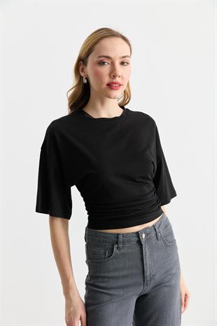 31610 BELI BUZGULU BISIKLET YAKA TSHIRT