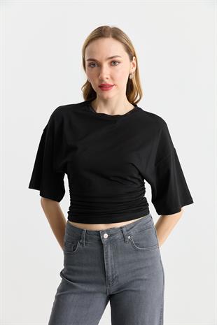 31610 BELI BUZGULU BISIKLET YAKA TSHIRT