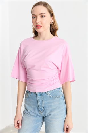 31610 BELI BUZGULU BISIKLET YAKA TSHIRT