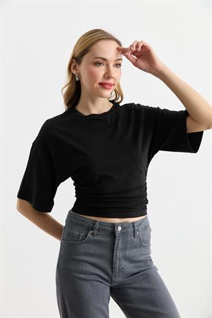 31610 BELI BUZGULU BISIKLET YAKA TSHIRT