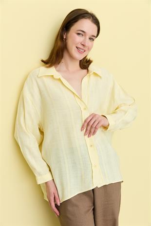 3169 ACIK YAKA JAKARLI GOMLEK