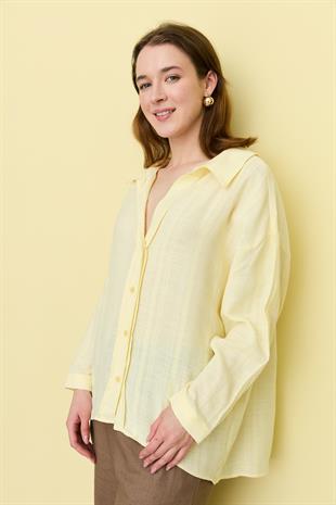 3169 ACIK YAKA JAKARLI GOMLEK