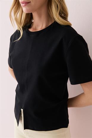 31874 YIRTMAC DETAYLI TSHIRT