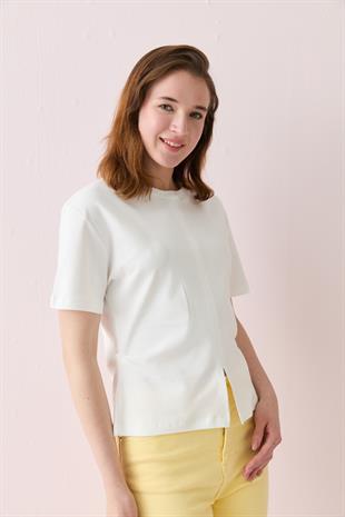31874 YIRTMAC DETAYLI TSHIRT