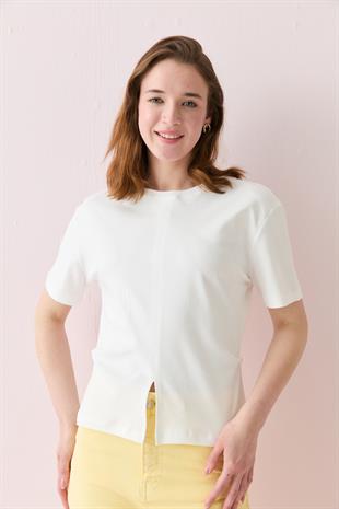 31874 YIRTMAC DETAYLI TSHIRT