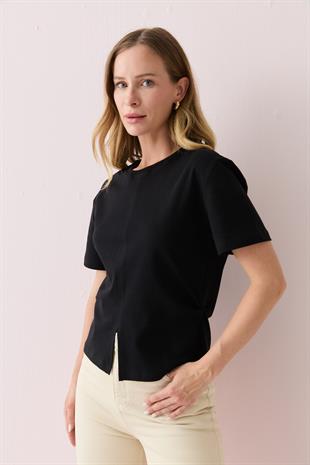 31874 YIRTMAC DETAYLI TSHIRT