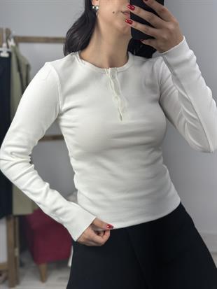 3272 ONU DUGMELI KASKORSE BLUZ