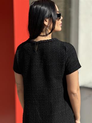 34014 ORGU DETAYLI TUVIT ELBISE