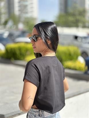 3403 LAZER KESIM KISA TSHIRT