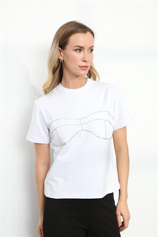 34127 ONU TASLI BASIC TSHIRT