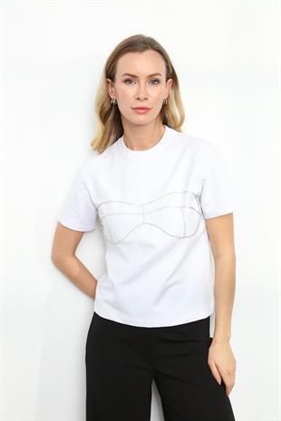 34127 ONU TASLI BASIC TSHIRT