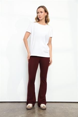 3471 BISIKLET YAKA BASIC TSHIRT