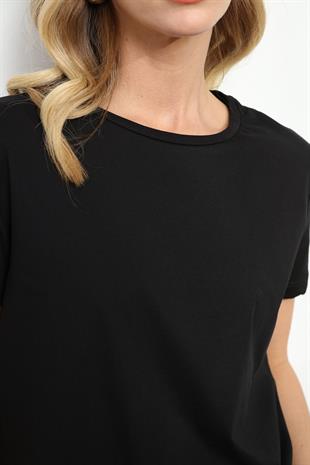 3471 BISIKLET YAKA BASIC TSHIRT