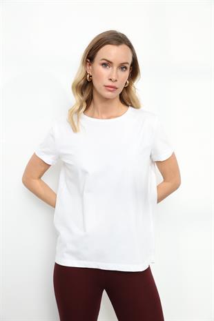 3471 BISIKLET YAKA BASIC TSHIRT