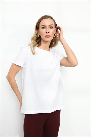 3471 BISIKLET YAKA BASIC TSHIRT