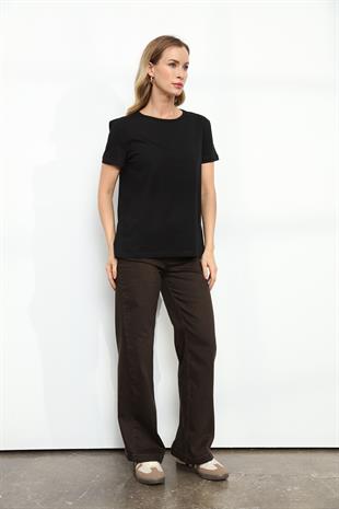 3471 BISIKLET YAKA BASIC TSHIRT