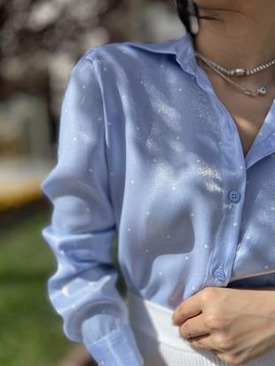 36750 PUANTIYELI PARLAK GOMLEK