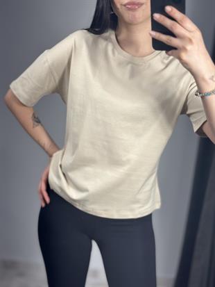 3683 SIFIR YAKA BASIC TSHIRT
