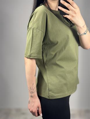 3683 SIFIR YAKA BASIC TSHIRT