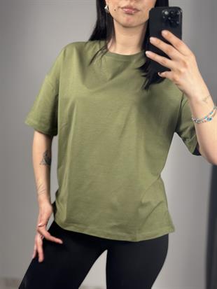 3683 SIFIR YAKA BASIC TSHIRT