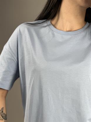 3683 SIFIR YAKA BASIC TSHIRT