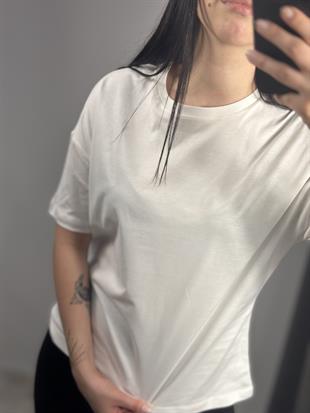 3683 SIFIR YAKA BASIC TSHIRT