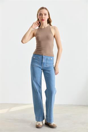 3694 HALTER YAKA TSHIRT