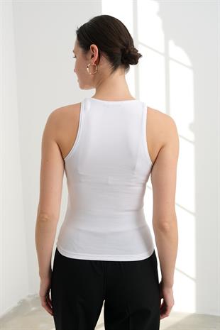 3694 HALTER YAKA TSHIRT