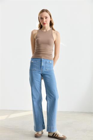 3694 HALTER YAKA TSHIRT