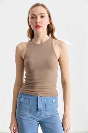 3694 HALTER YAKA TSHIRT