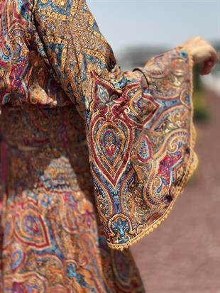 37434 DESENLI BLUZ PANTOLON TAKIM
