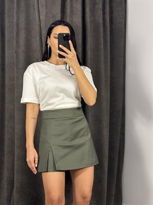 3977 YIRTMAC DETAYLI SORT ETEK