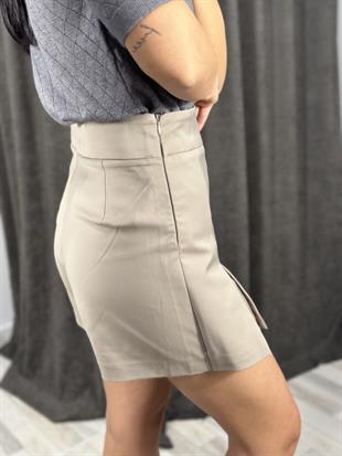 3977 YIRTMAC DETAYLI SORT ETEK