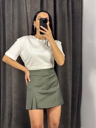 3977 YIRTMAC DETAYLI SORT ETEK
