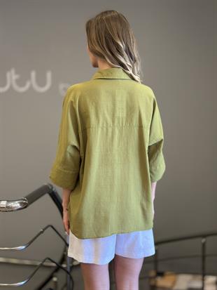 4309 KISA KOLLU CEPLI GOMLEK