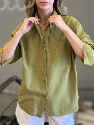 4309 KISA KOLLU CEPLI GOMLEK