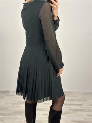 4543 PLISELI ELBISE