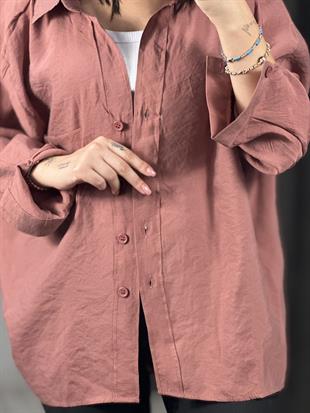 4612 OMZU DUSUK OVERSIZE GOMLEK