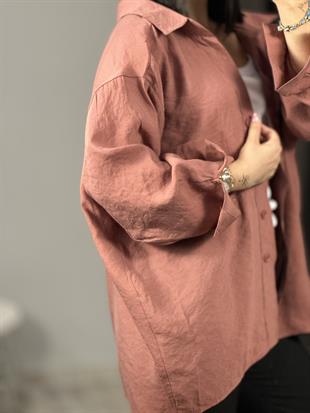 4612 OMZU DUSUK OVERSIZE GOMLEK