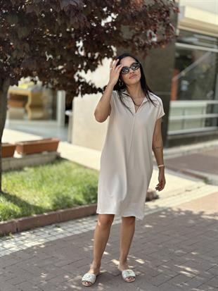 4956 YAKALI ELBISE
