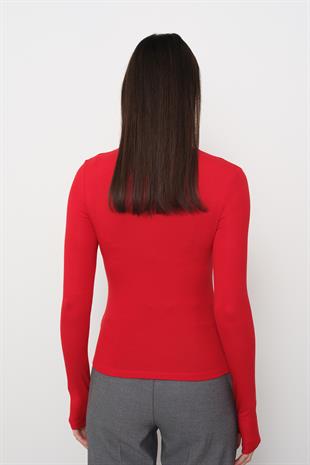 5068 KOLU YIRTMACLI TSHIRT
