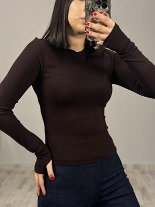 5068 KOLU YIRTMACLI TSHIRT