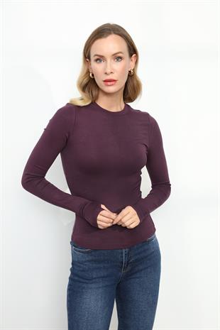 5068 KOLU YIRTMACLI TSHIRT