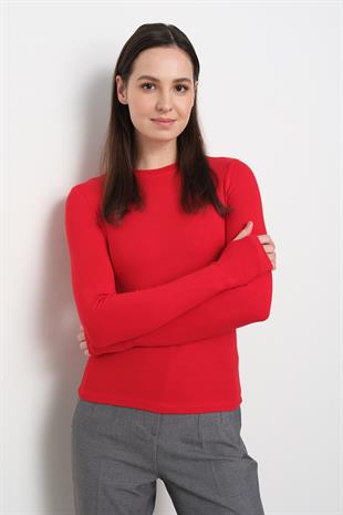 5068 KOLU YIRTMACLI TSHIRT