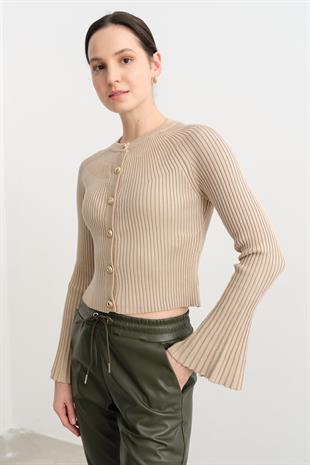 60246 BISIKLET YAKA DUGMELI ISPANYOL KOL TRIKO HIRKA